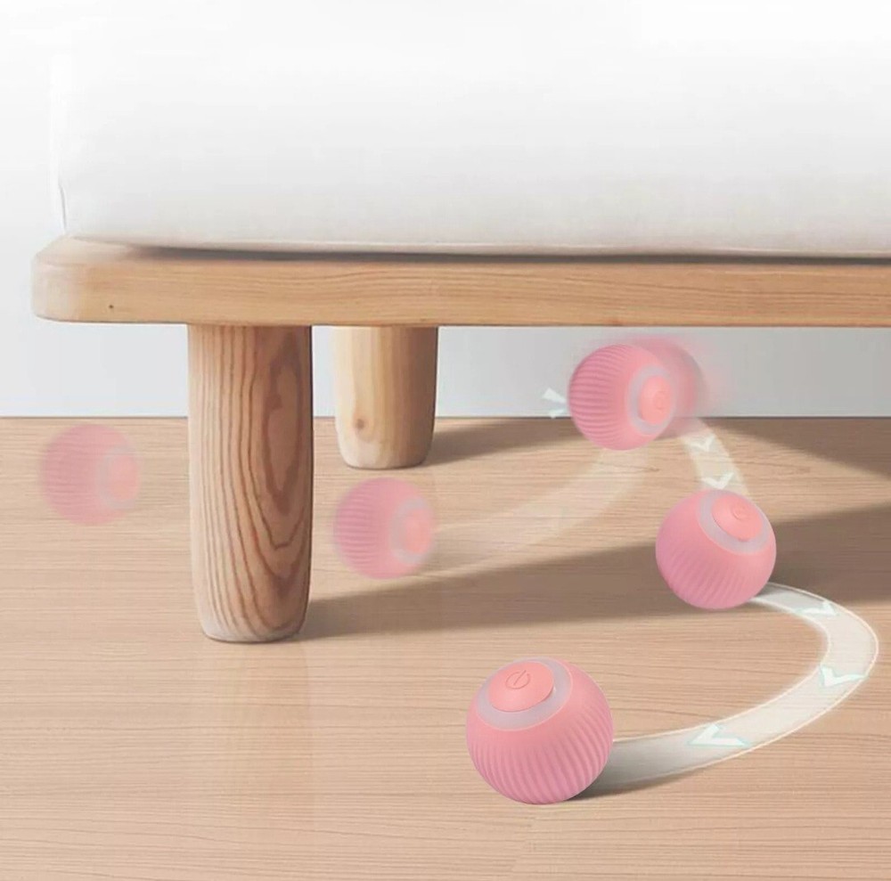 Smart Cat Ball Toy Rolling Ball Interactive Cat Toy Rotating 1 Pcs