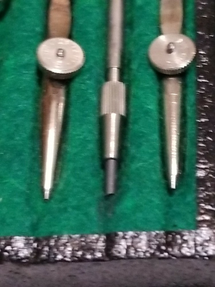 NOS Vintage Precision Supreme Drawing Instruments D64 Drafting Navigation Set
