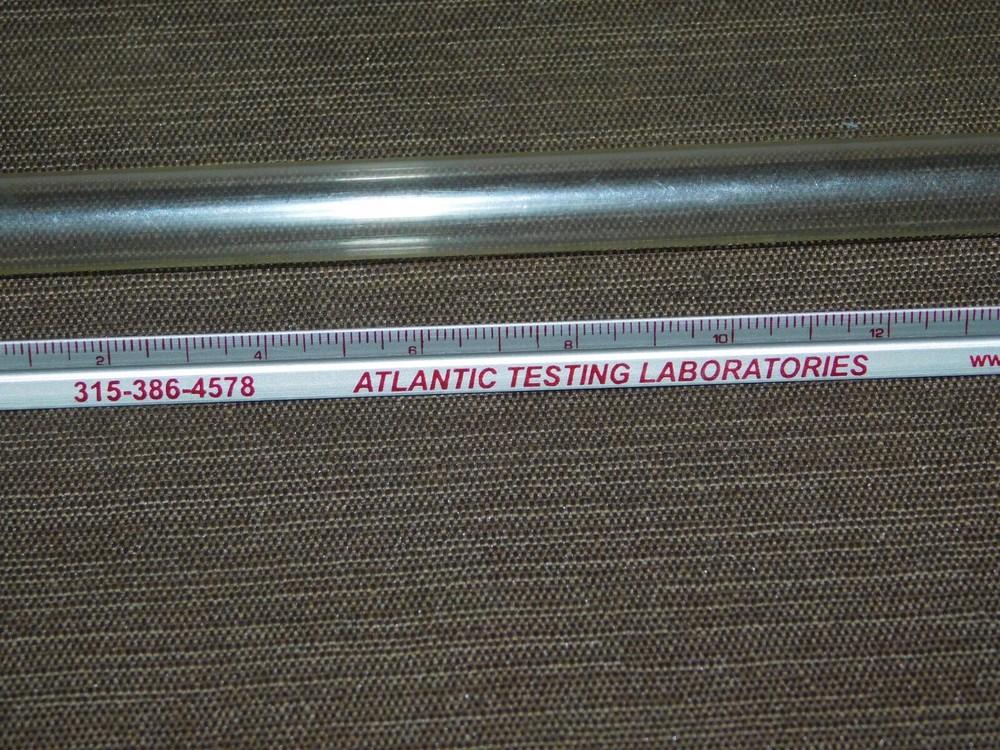 TOOL 6 1/2" LONG ATLANTIC TESTING LABORATORIES ALUMINUM ENGINEER RULER NEW