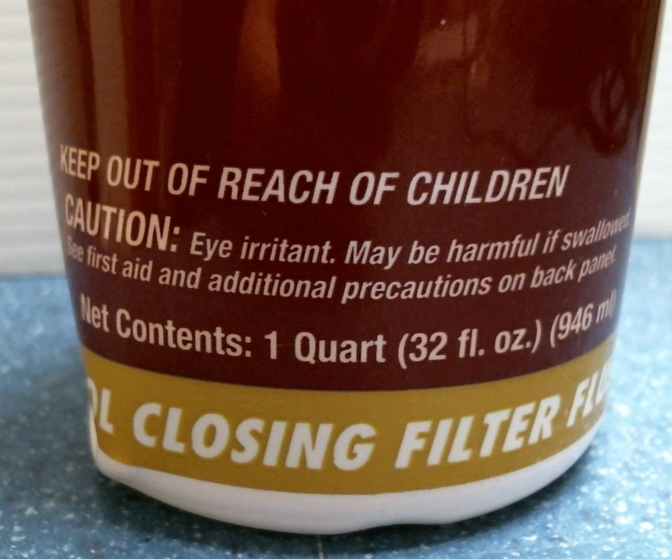 HTH Winterizing Pool Closing Filter Flush 1 Quart (66508) FS