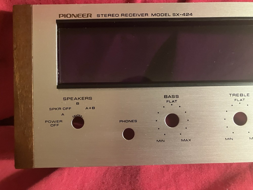 Pioneer Sx-424 Faceplate Only, Nice!