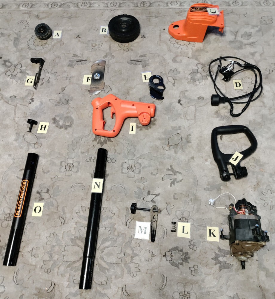 Replacement parts for BLACK+DECKER edger hog LE750 (L)