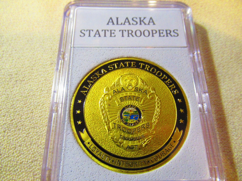 ALASKA STATE TROOPERS Challenge Coin