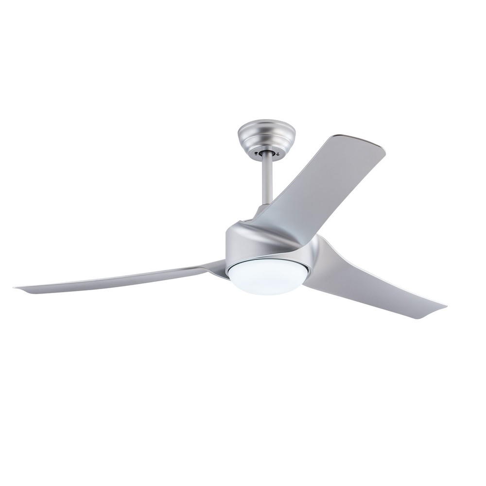 52 Inch Modern Ceiling Fan Light Silver Ceiling Fan Light With Remote Control