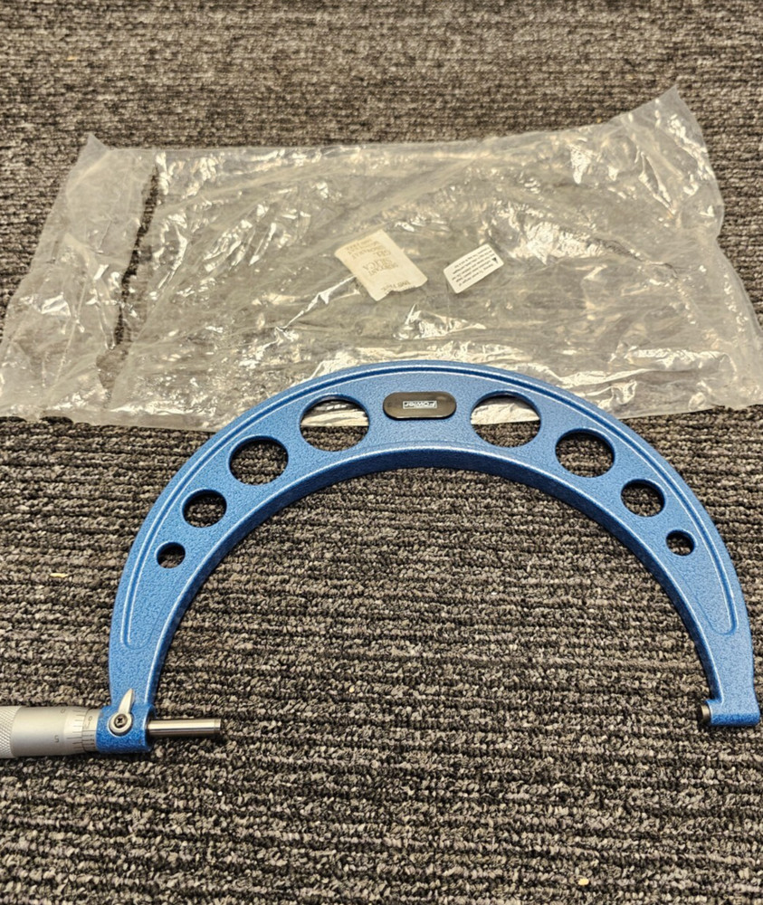 Fowler 210451812 Outside Micrometer, 7-8" Range, .0001" Blue