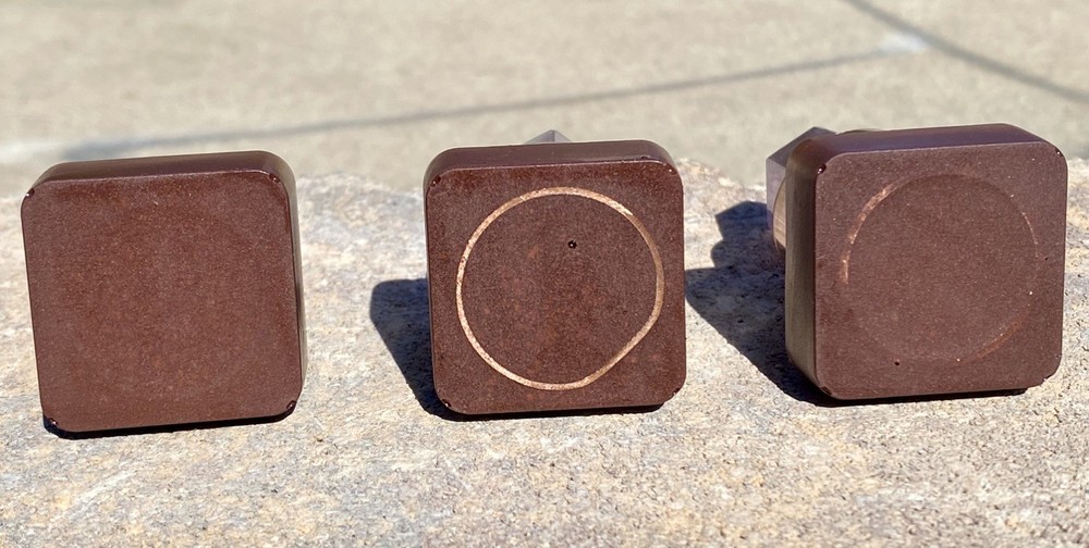 Orgone Mini Cloudbuster Set Amethyst Scepter Point Copper Pipe