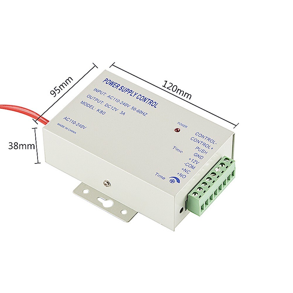 Mini 110-240VAC 12VDC 3A Switching Access Controller delay power supply supplier