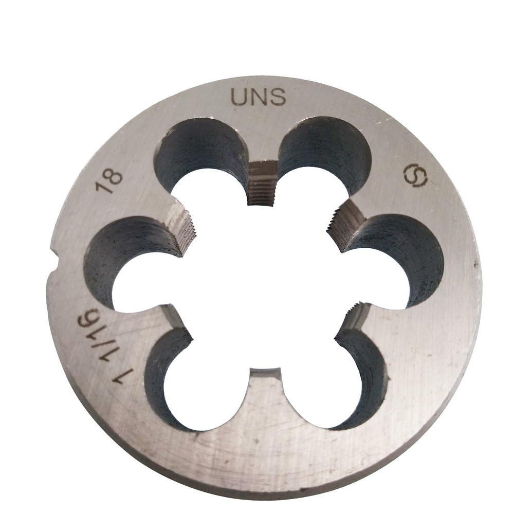 HSS 1 1/16"-18 UNS Die Right Hand Thread