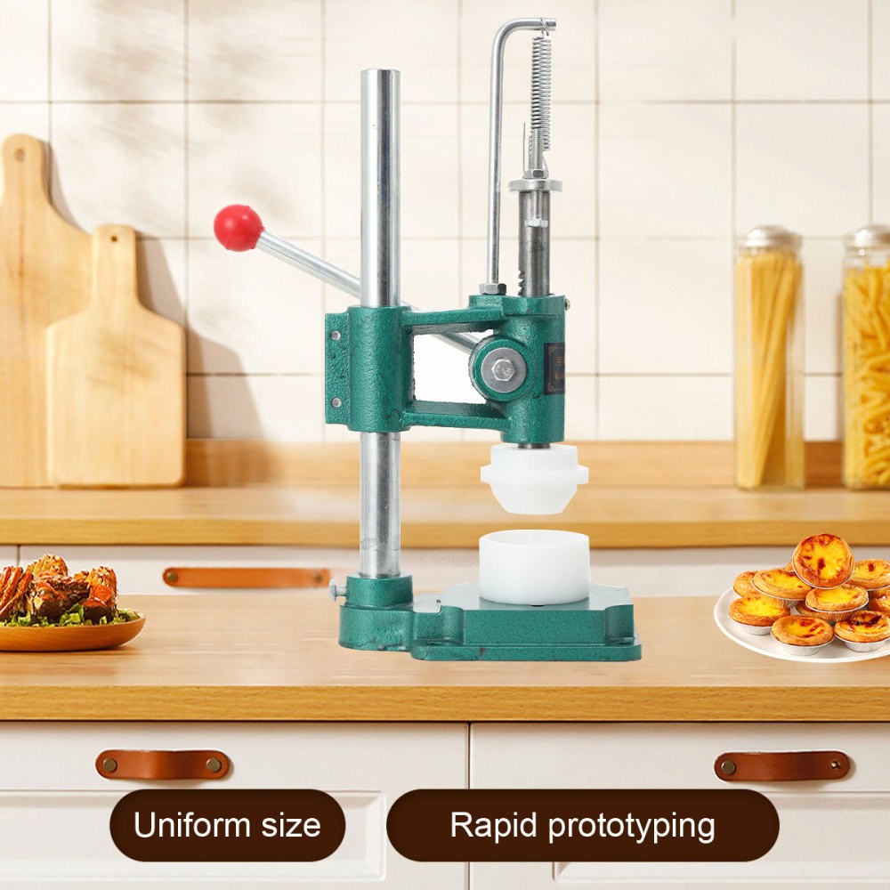 Egg Tart Pressing Machine Manual Maker Custard Tart Shell Mold, Hand Press Tool