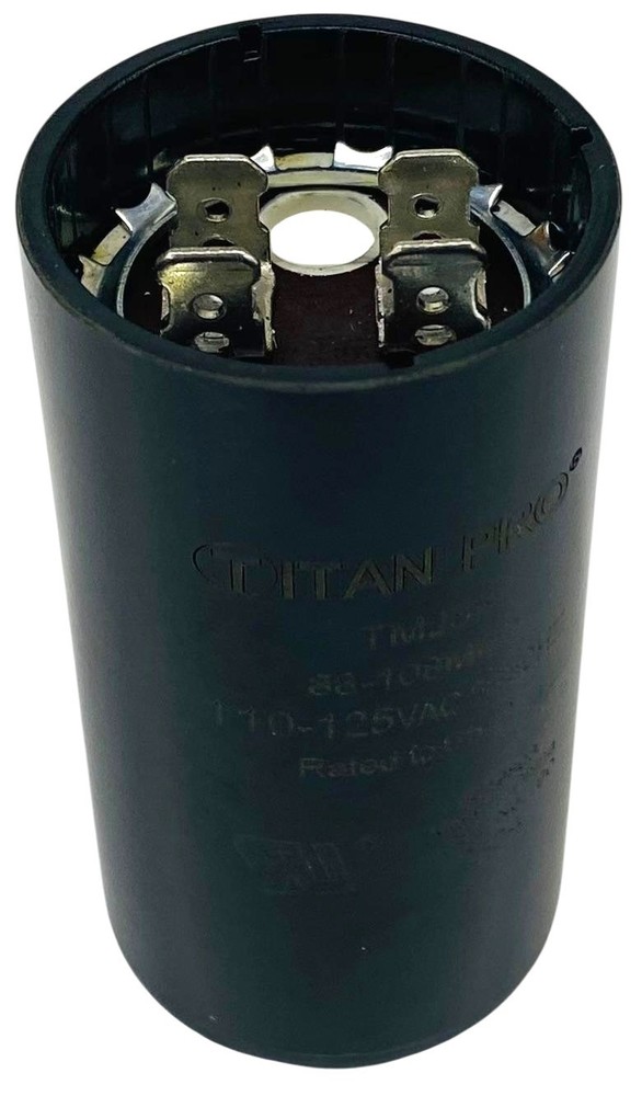 TMJ88, Packard Start Capacitor, Round, 88-108 Mfd., 110-125 Volt