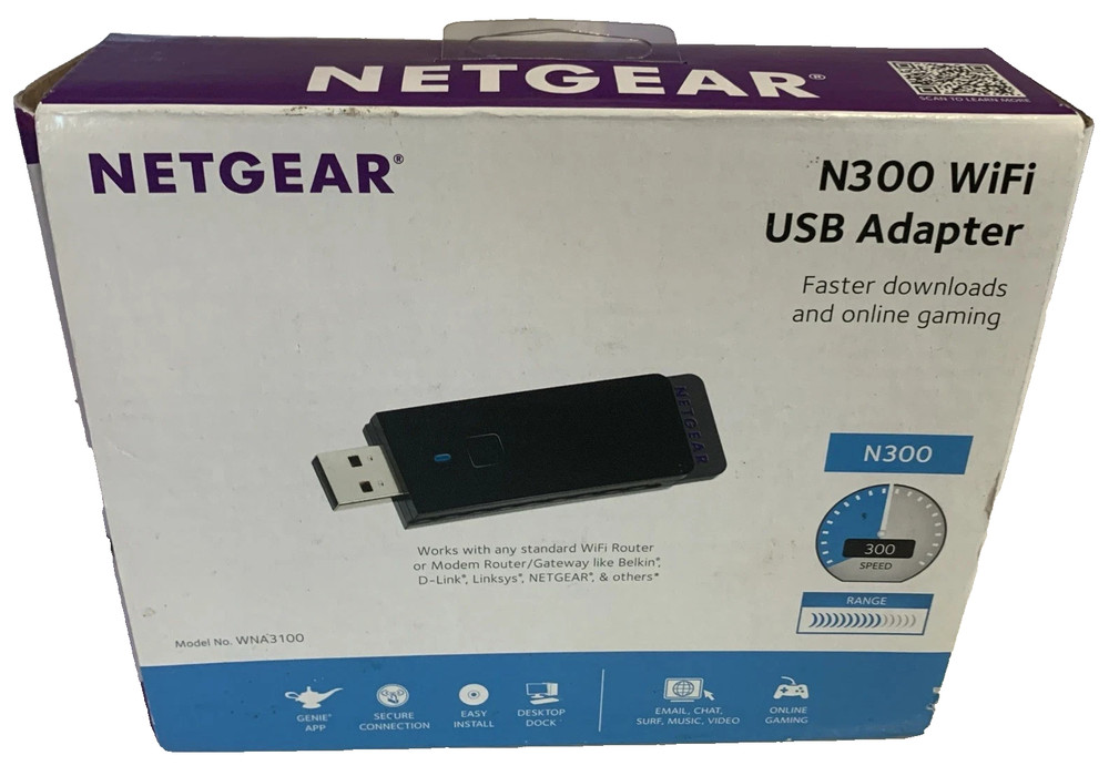 NetGear WNA3100 (606449067774) Wireless Adapter