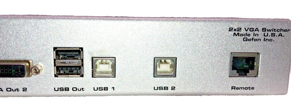 Gefen 2x2VGA Audio Switcher USB, used (S)
