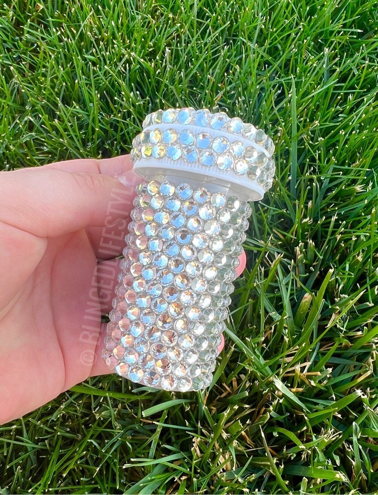 Bling Pill Bottle - Smaller 13 Dram Bling Accessories