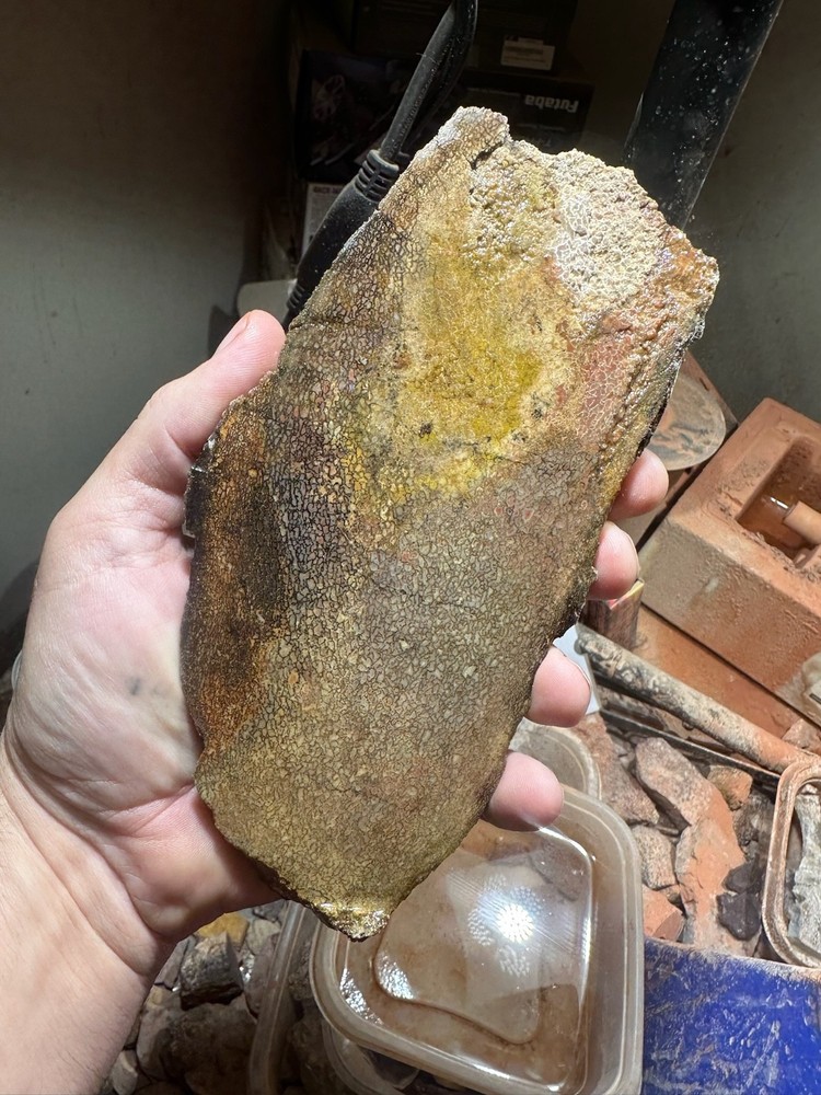 Dinosaur bone rough **hxtled slab.