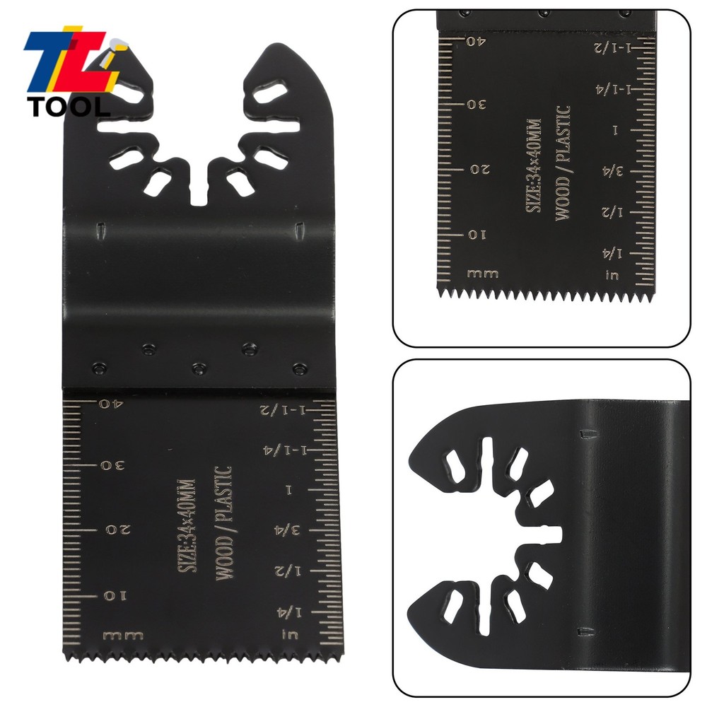 200PCS Wood Plastic Cutting Blade Quick Release Multitool Oscillating Saw Blades