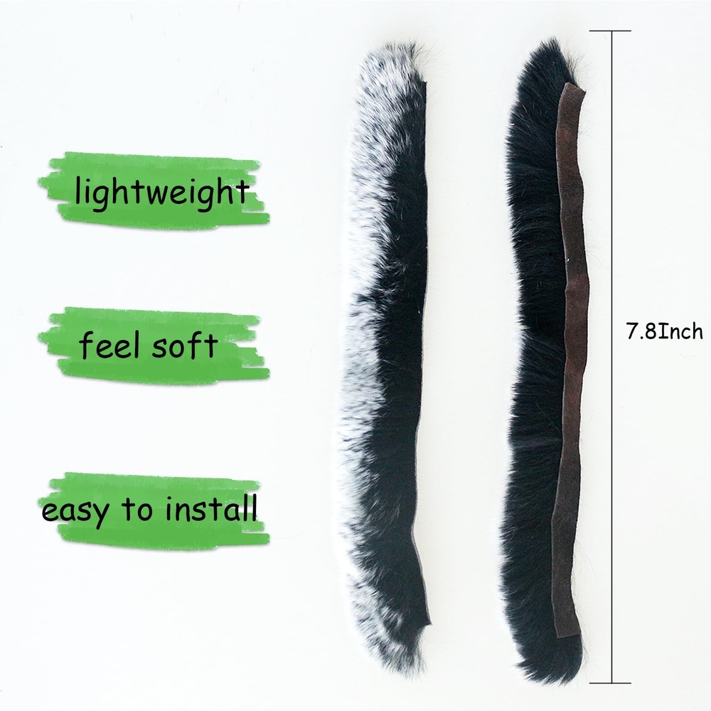 Luoyer 2 Pair Bow String Silencers Soft Bowstring Shock Absorber black