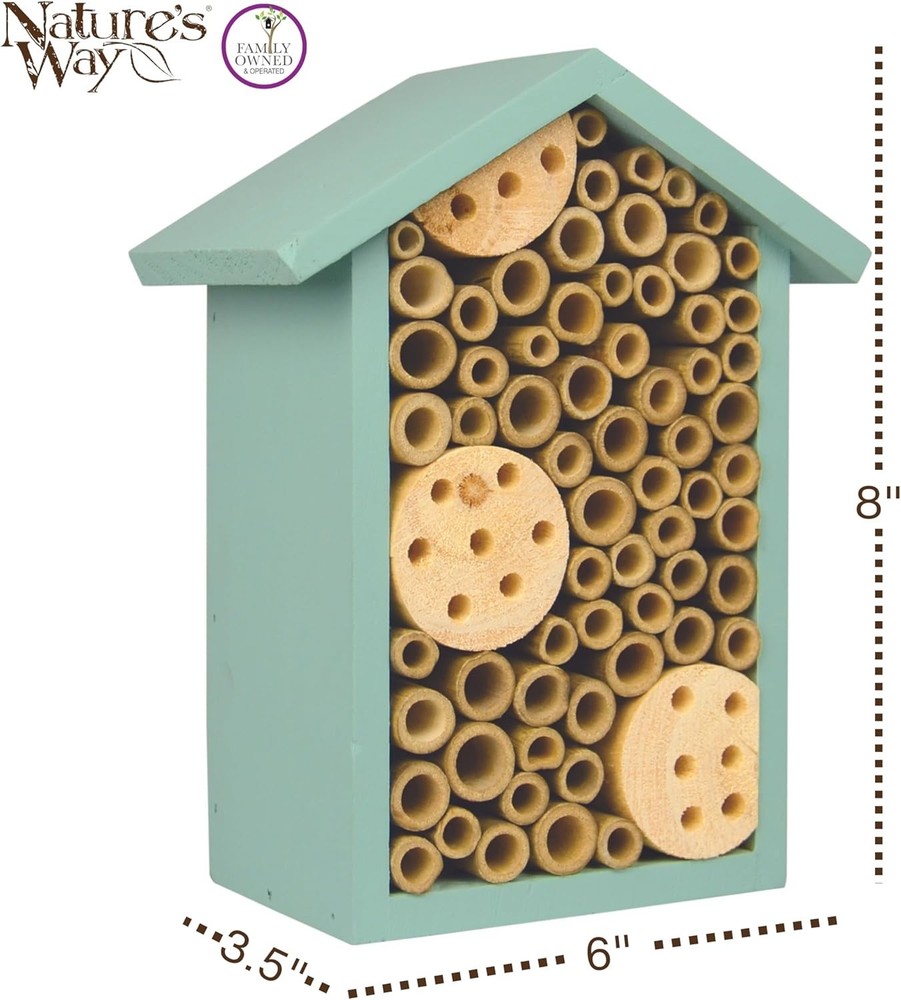 Bird Products -C Teal Bee House