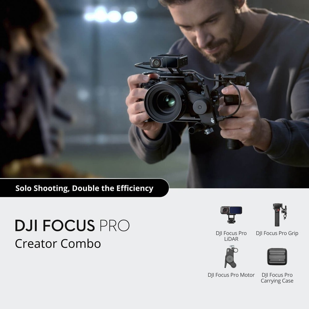 DJI Focus Pro Creator Combo AI-Recognition AMF Follow Focus Lens Control System