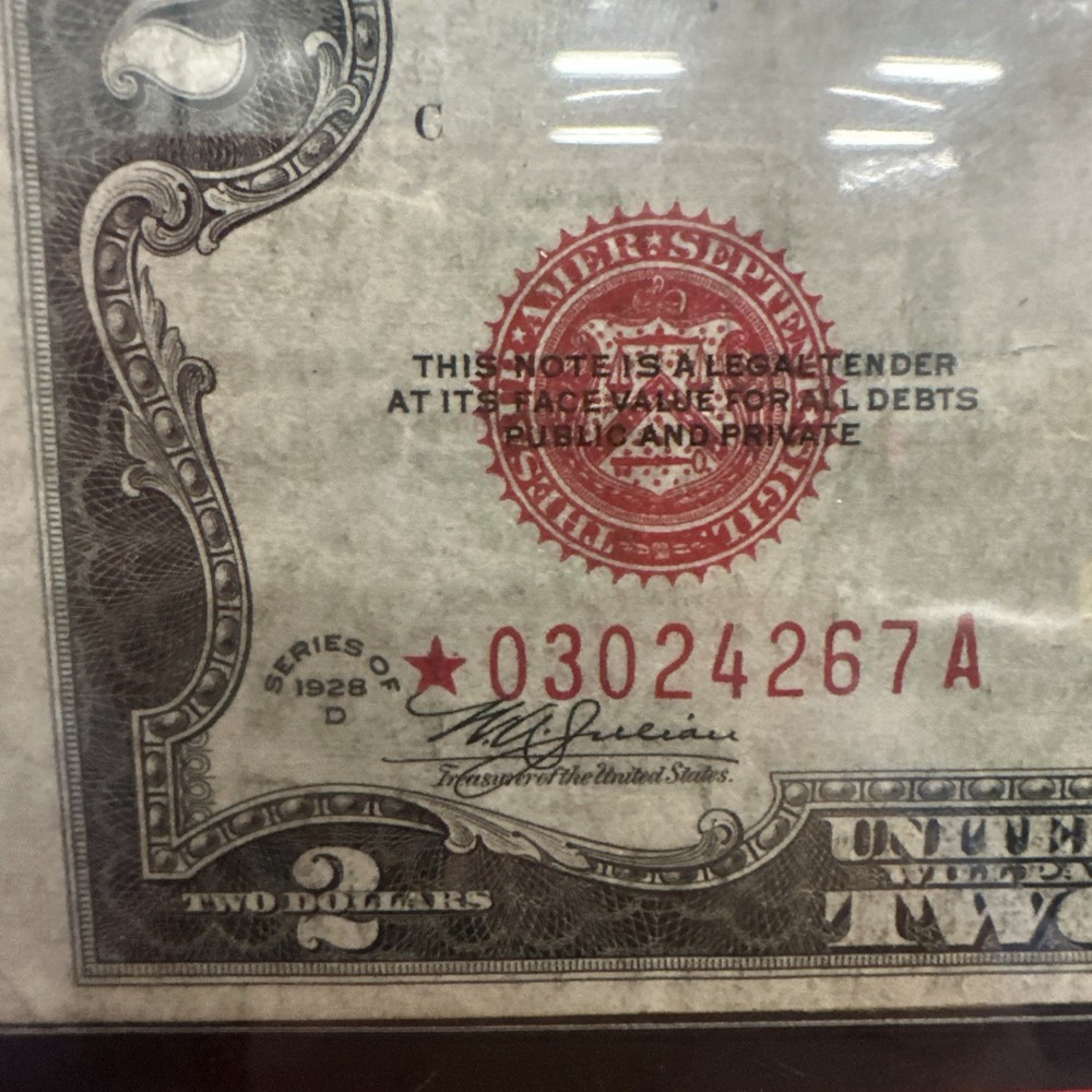 1928D,F,G $2 RED SEAL STAR ⭐️ NOTES