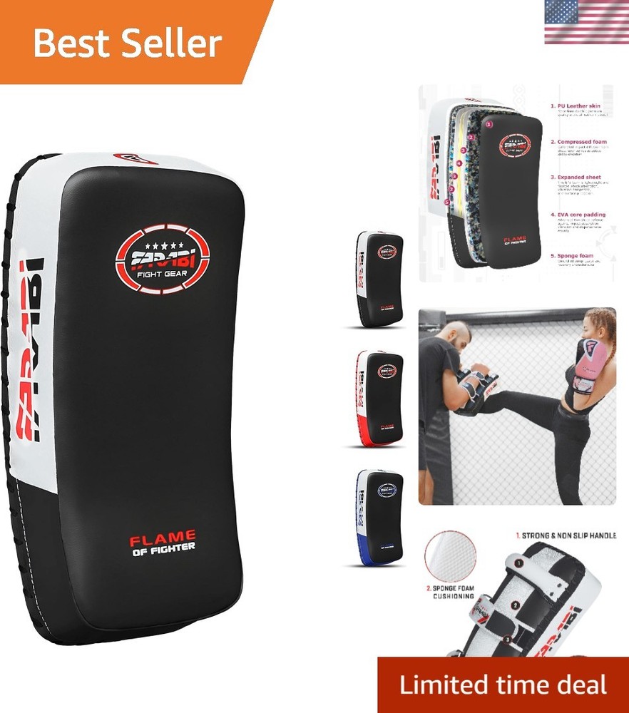High-Performance Farabi Kick Pad - Ideal for Muay Thai and Karate Training