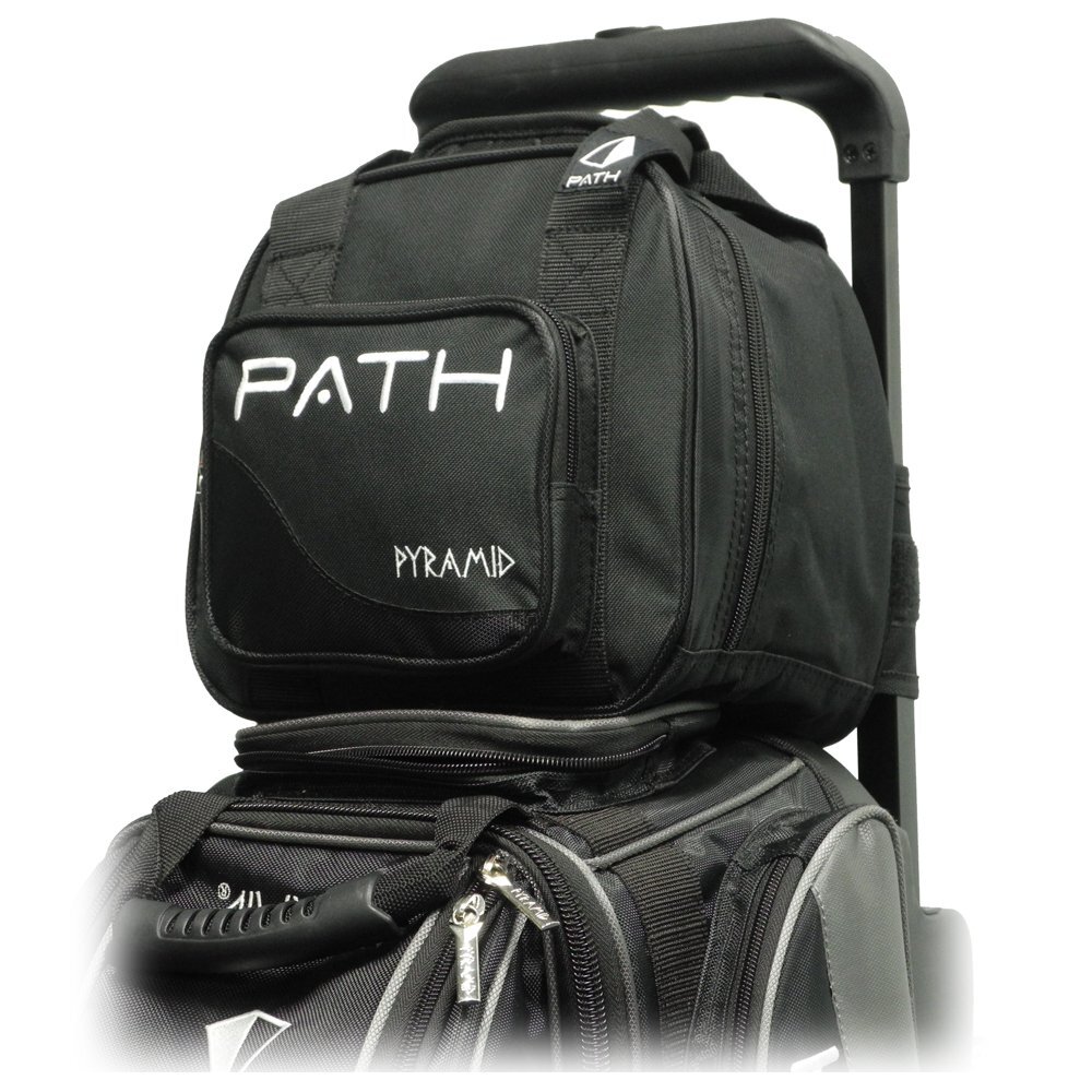 Path Plus One Spare Tote Bowling Bag (Black/Black)