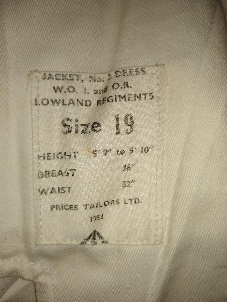 Cold War British Army Dress Jacket