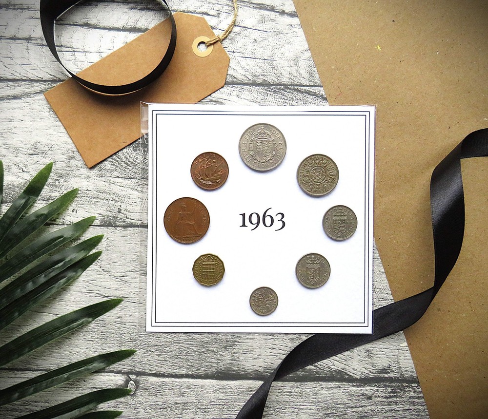 1963 Mounted Presentation Gift Coin Set
