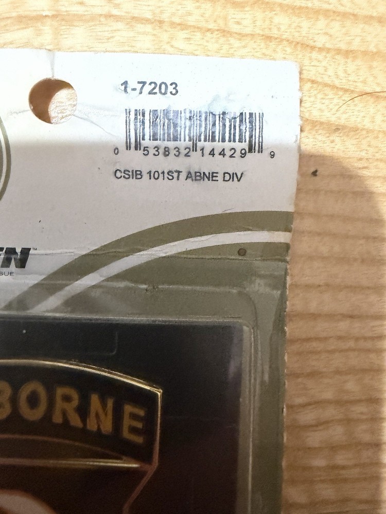 101st Airborne CSIB Pack