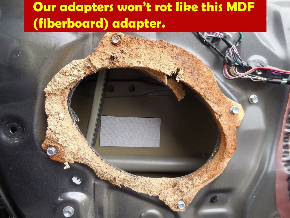 12" To 10" Subwoofer Adapters - 1 Pair