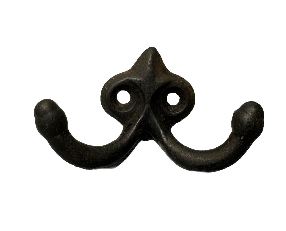 Antique Vintage Coat Hat Closet Cast Iron Hook