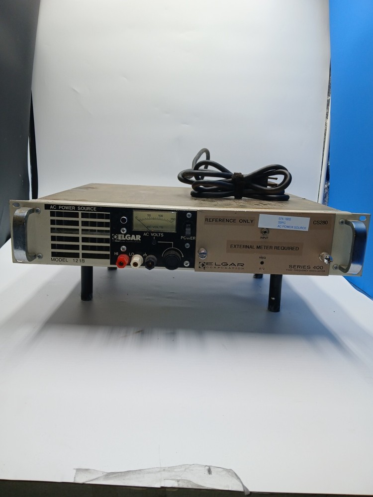ELGAR CORPORATION AC POWER SOURCE 121B