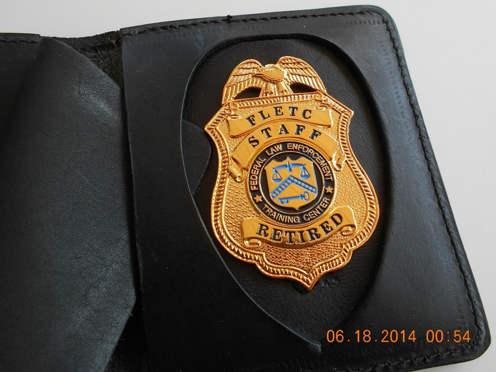 Federal Shield - FLETC - Instructor Retired full size