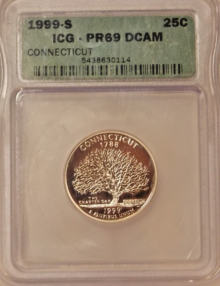 1999-S Connecticut Quarter *PR69 DCAM*