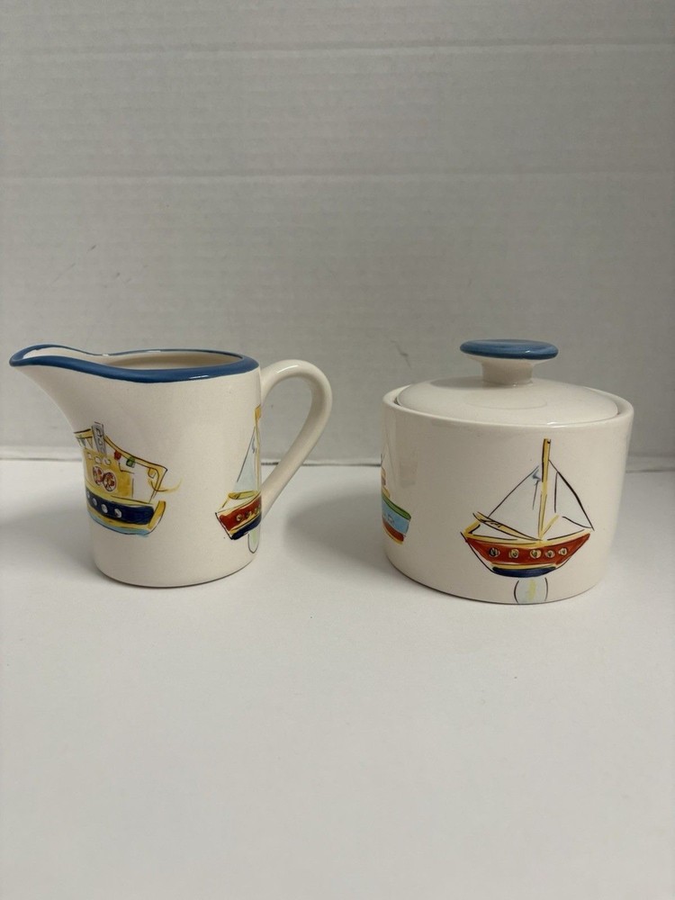 Studio Nova Yacht Race Sugar And Creamer Set
