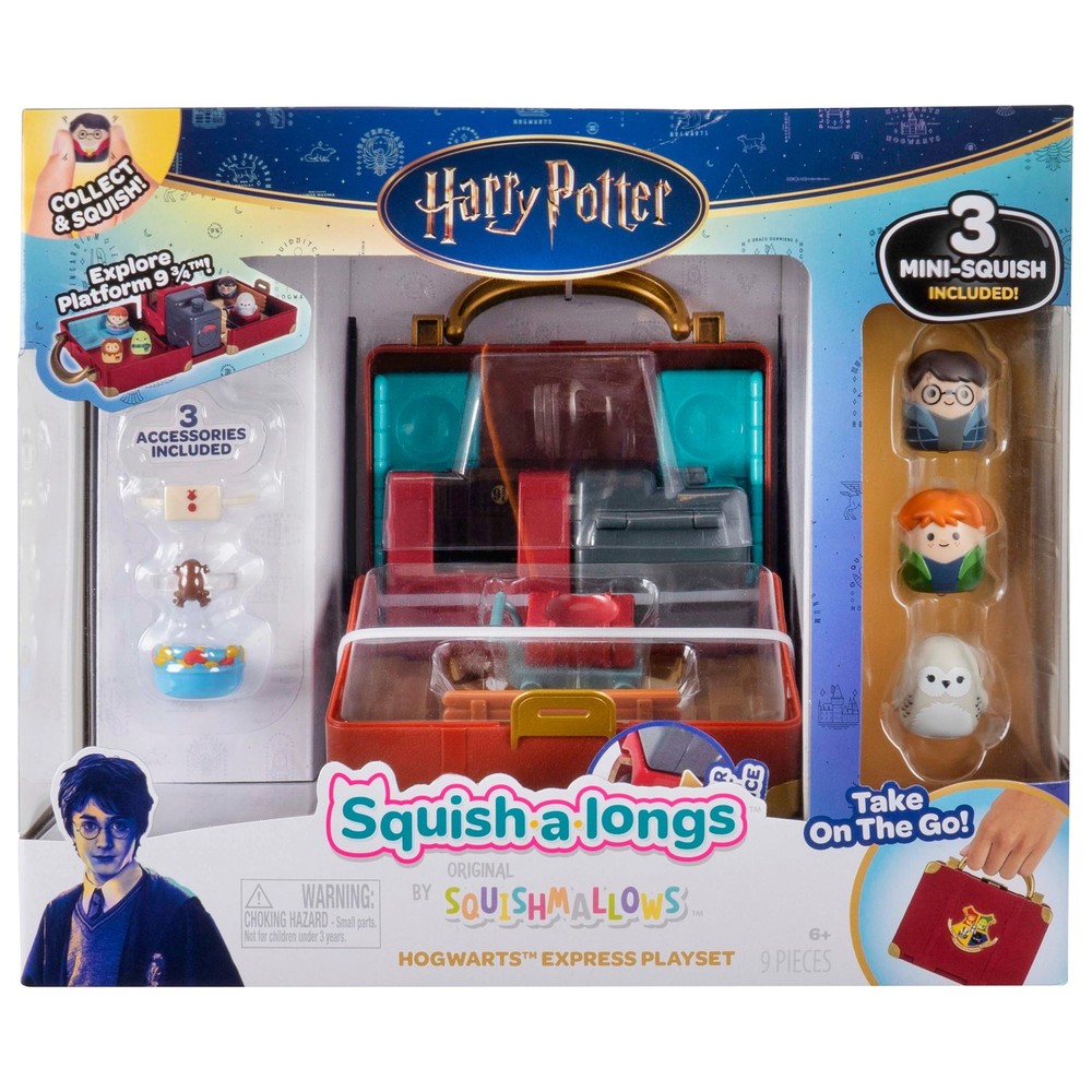 Squish-a-Longs “Harry Potter” Hogwarts Express Playset One Size, Multicolor