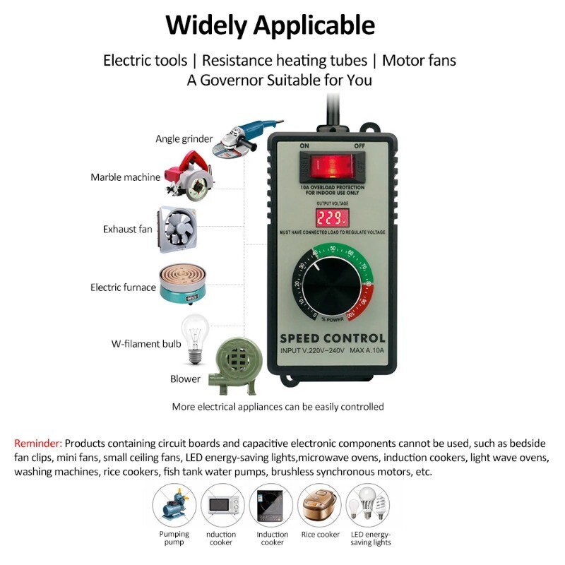Angle Grinder Speed Controller Speed Controller Stepless Variable Speed Switch