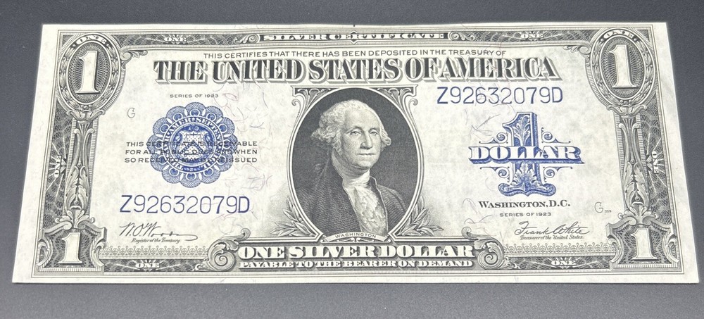 1923 $1 SILVER CERTIFICATE LARGE SIZE NOTE