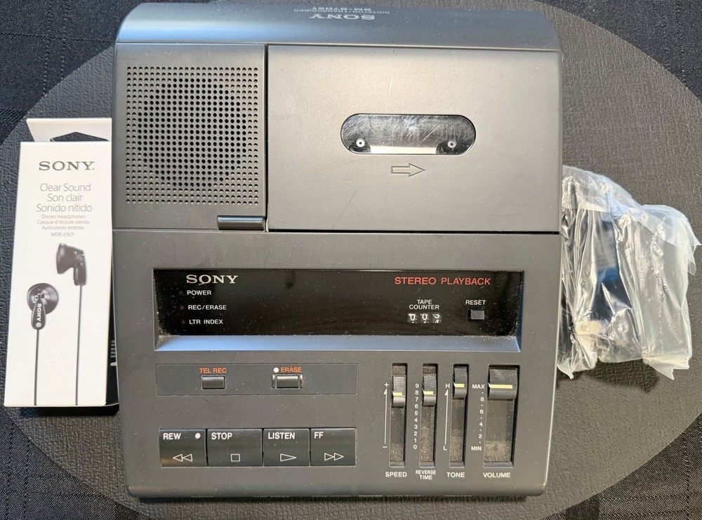 Sony BM-87DST Standard Cassette Transcriber