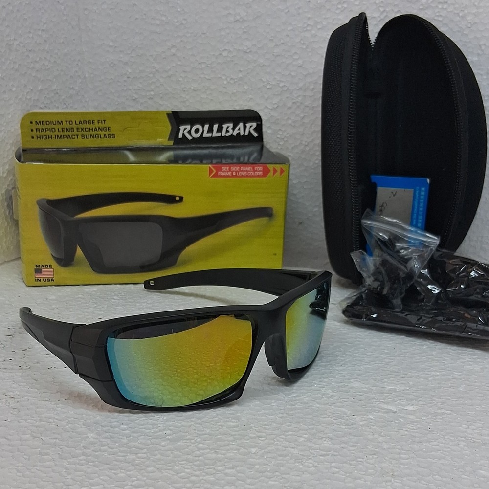 rollbar sunglasses with mirrored lenses