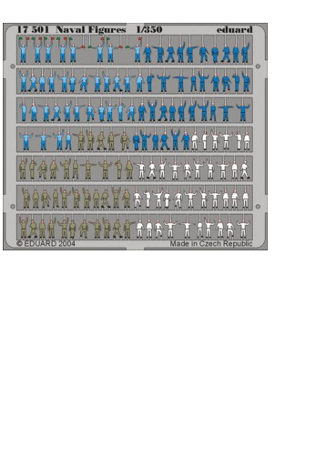 1/350 Naval Navy Figures Eduard Photoetch Accessory 17501