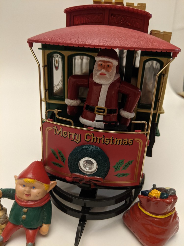 Complete Christmas Trolley Set G Gauge - Track, Controller, Power Pack, Clips