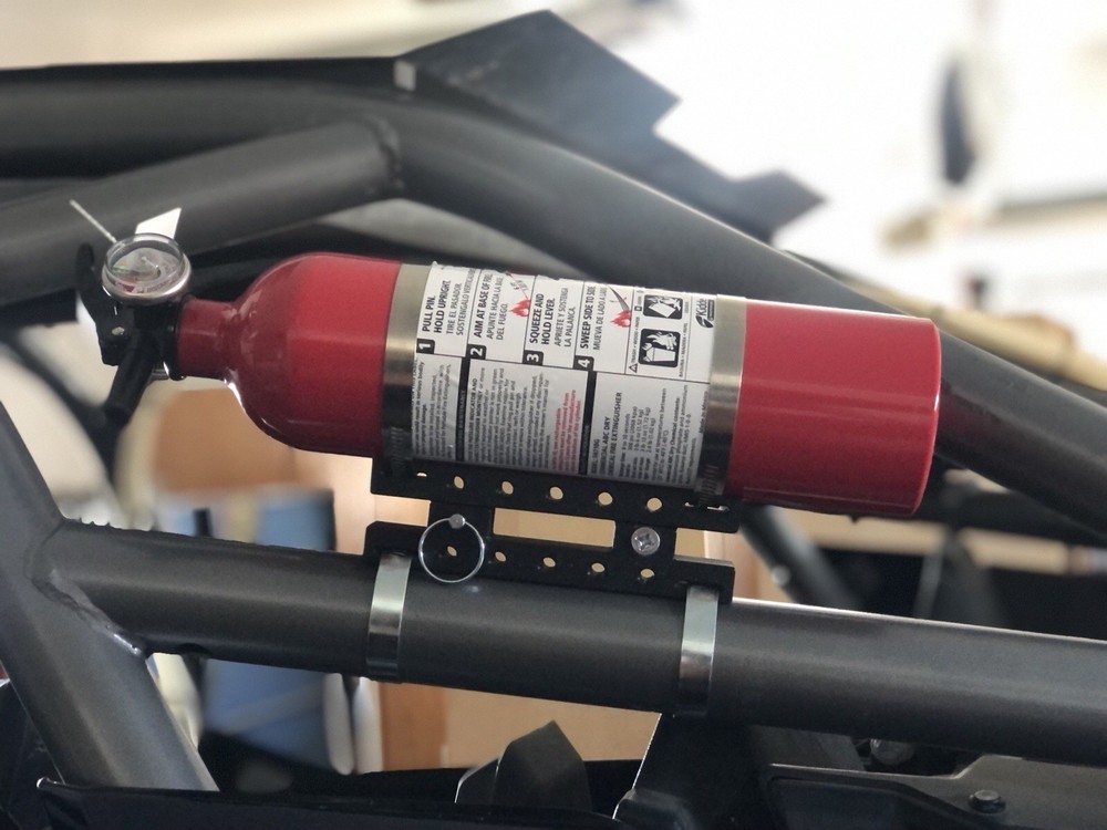 Fire Extinguisher Quick Release Mounting Bracket