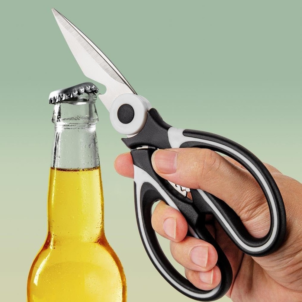 2× Kitchen Scissors Heavy Duty Premium Sharp Kitchen Shears Food, Fish, Bones US