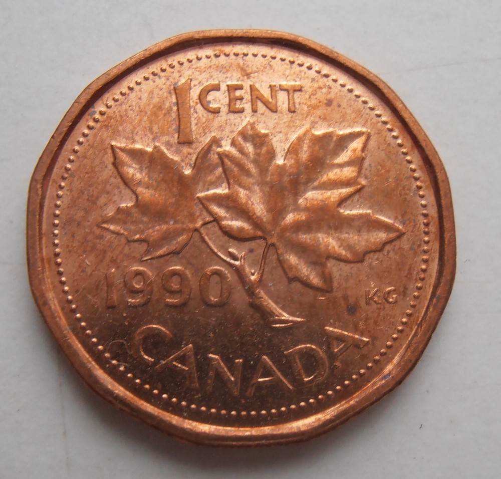 1990 CANADA 1 CENT UNCIRCULATED