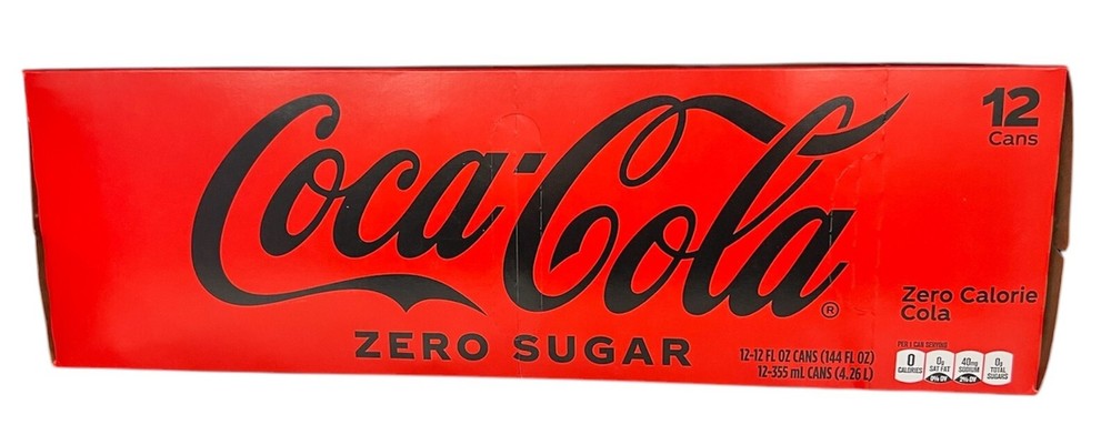 Coke Zero Sugar Soda 12 pack Coca Cola