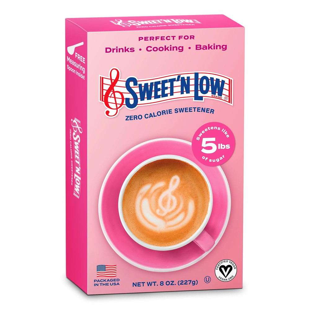 Zero Calorie Bulk Sweetener, 8 Oz. Box, Granulated Sugar Substitute for Baking,