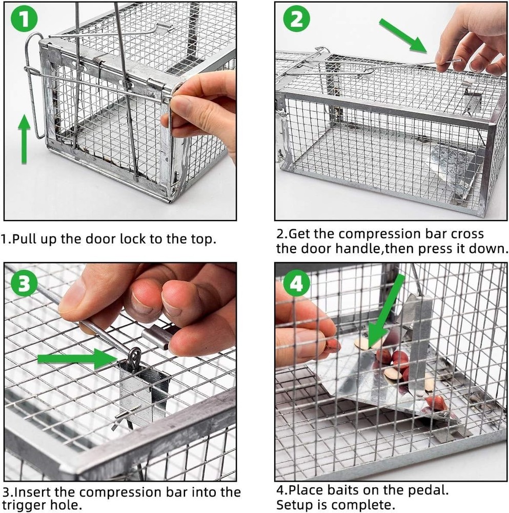 Innovative Patented Rodent Trap - Effortless Catch-and-Release Solution