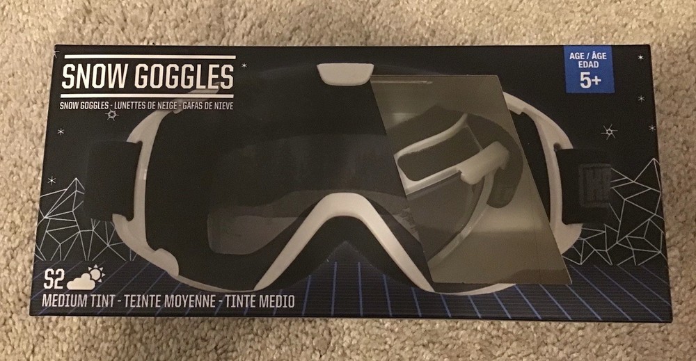 New Krash Snow Goggles S2 Medium Tint Ages-5+