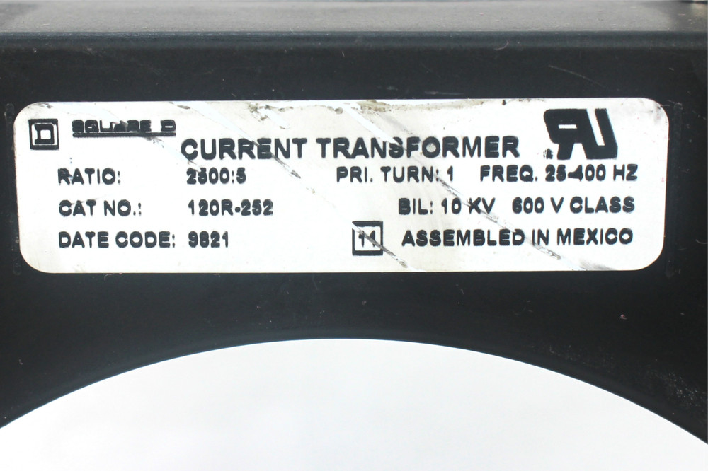 Square D 120R-252 Current Transformer 600V