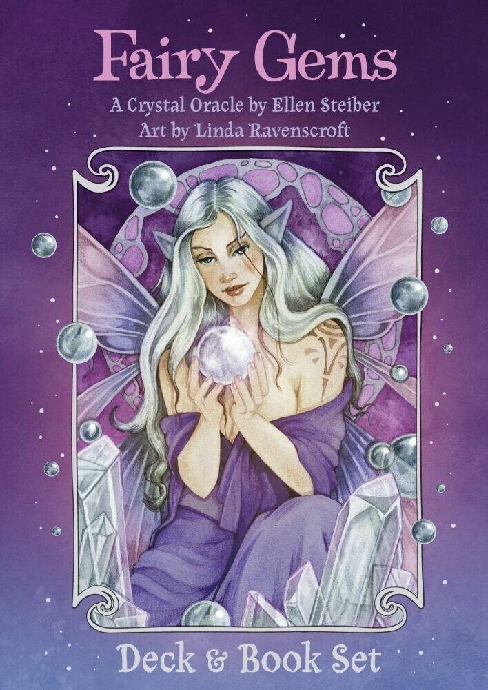 Fairy Gems A Crystal Oracle Deck & Book Set Us Games Systems Magic Artwork FRG40